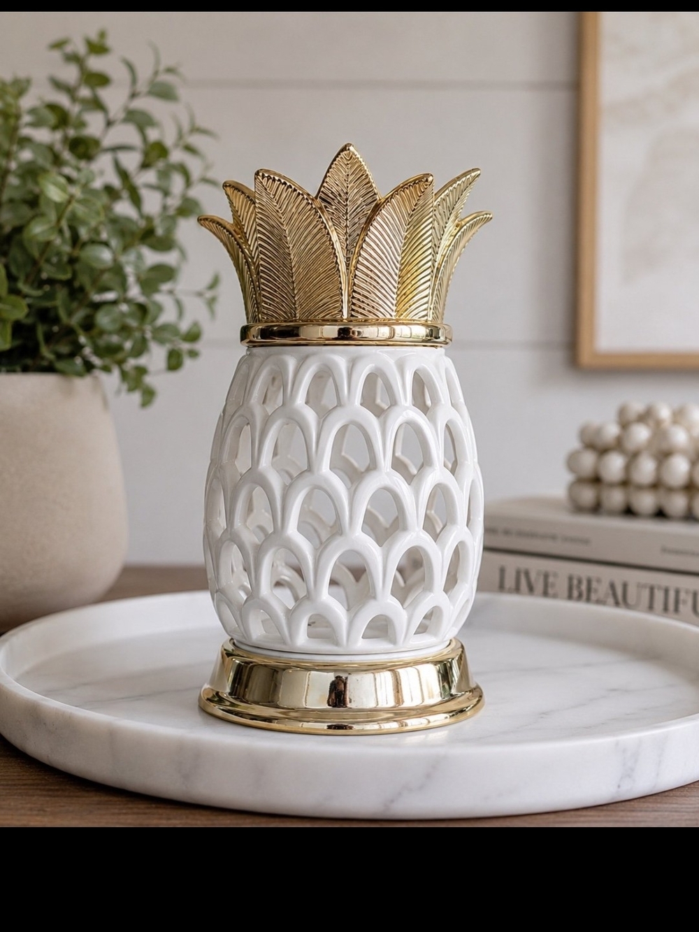Bath & Body Works Pineapple Luminary ● RARE